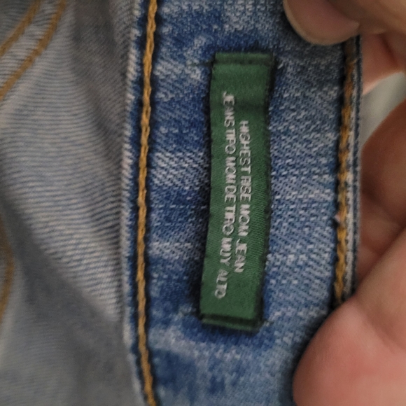 WILD FABLE | highest rise distressed mom jeans - Picture 8 of 10